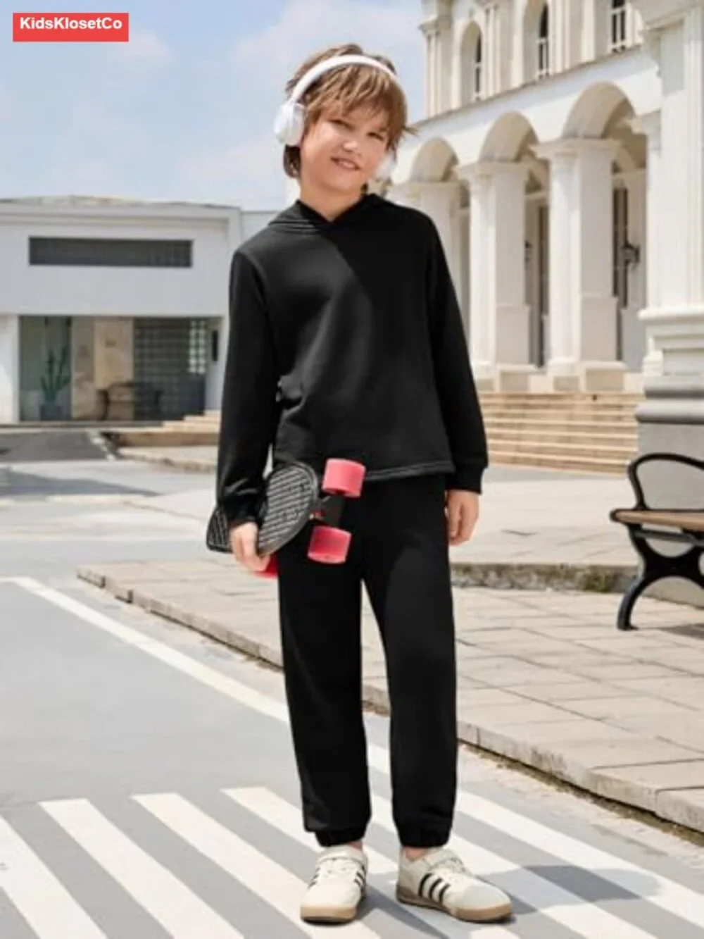 Boys 2 Piece Hoodie & Jogger Set Sweatsuit Track Pants Lounge Wear